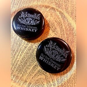 Fenton black glass paperweights (2)